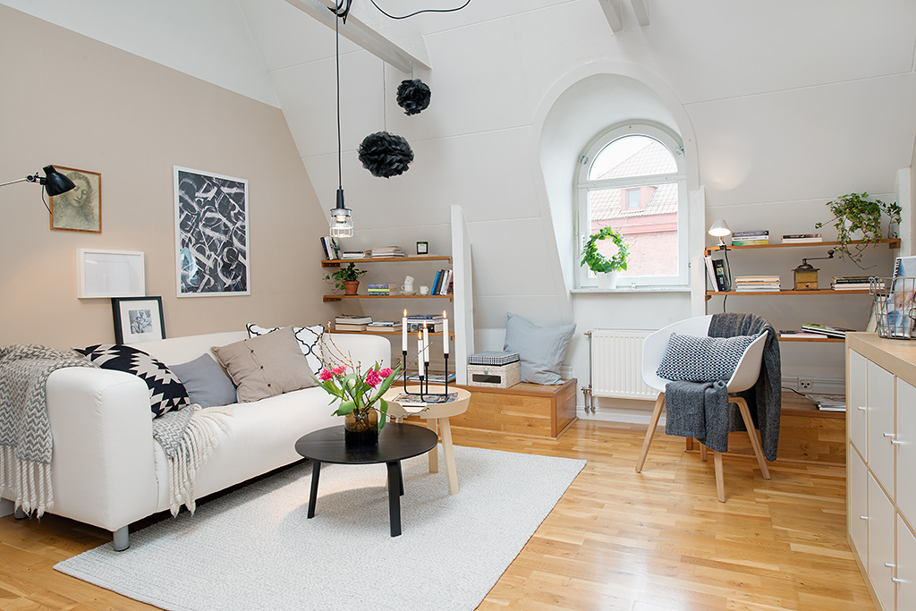 Wohnzimmer nordisch, hell und gemütlich designs2love Wohnzimmer weiß gemütlich