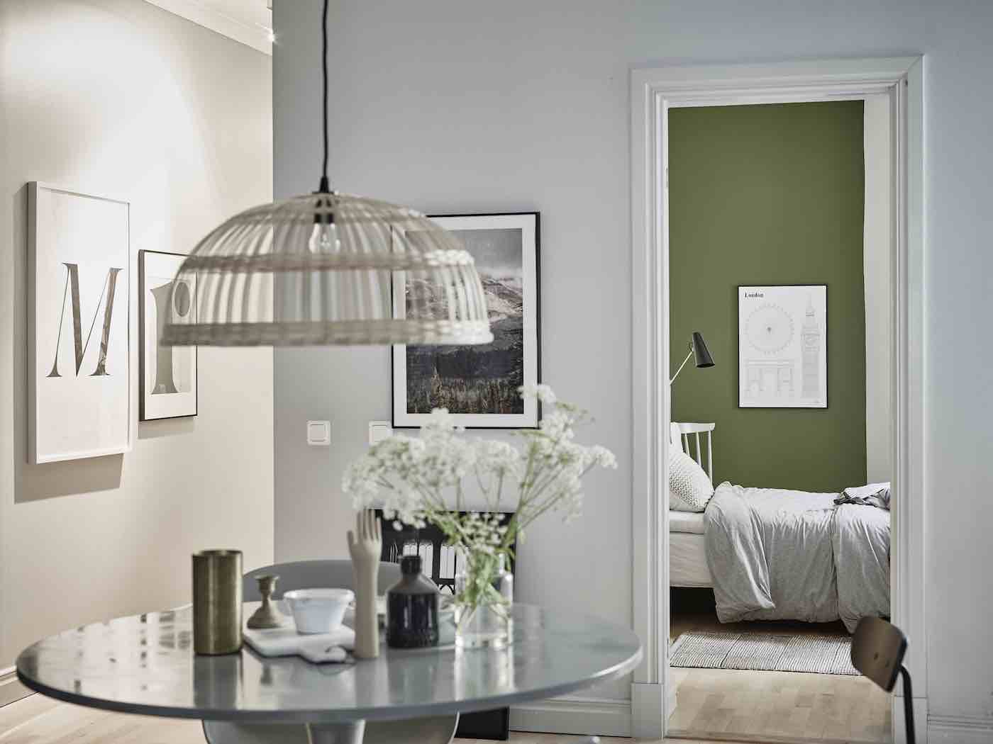 Schwedische wohnung mit grünen akzenten designs2love
