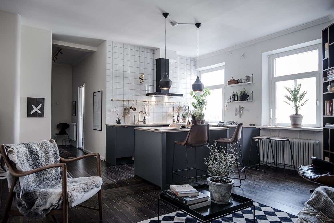 Design wohnung mit schwarzen akzenten designs2love