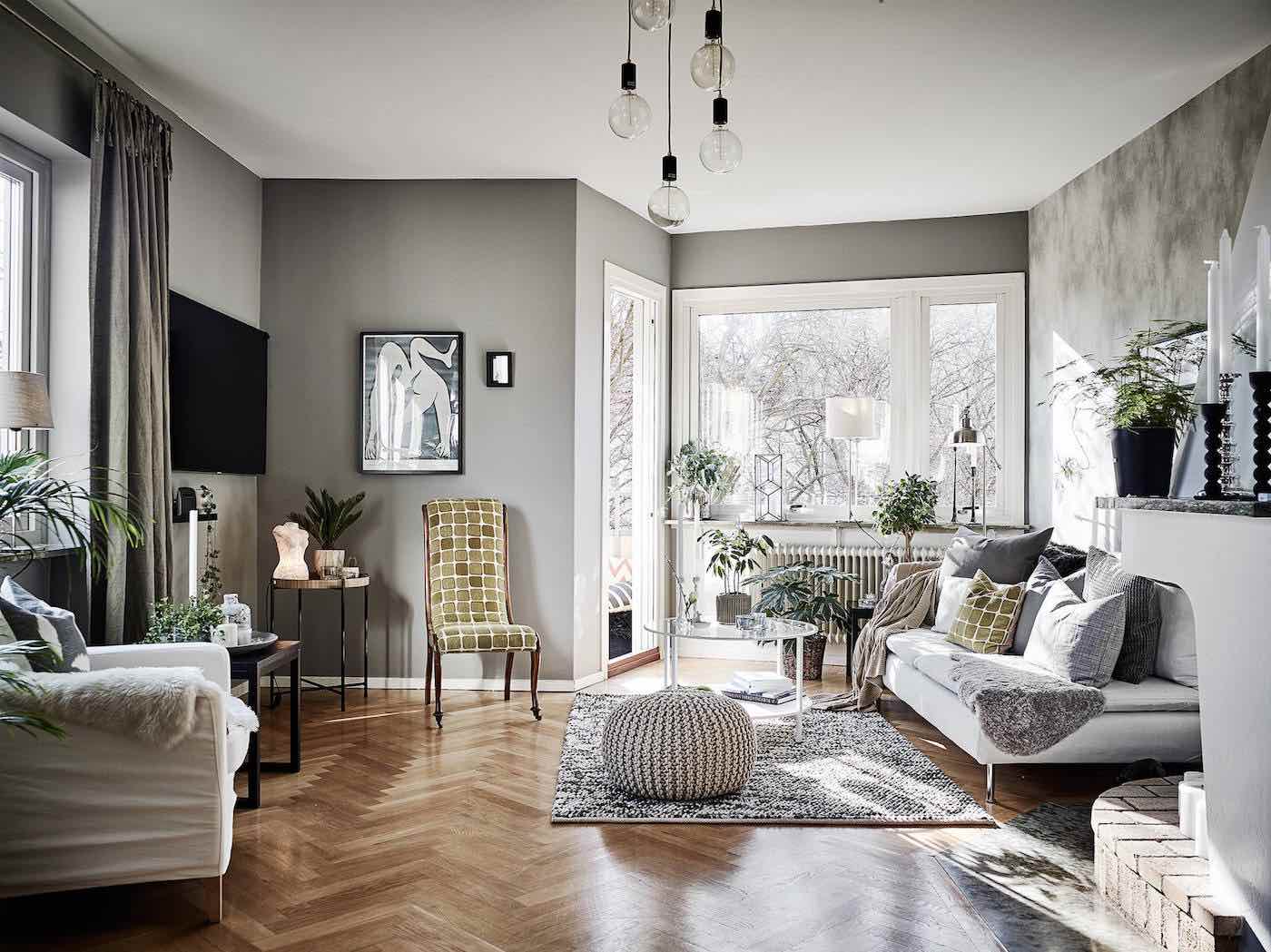 Wohnzimmerz: einrichtungsideen für wohnzimmer with putz waende ...