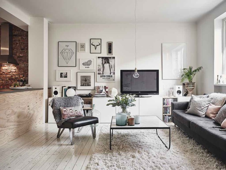 Weekend-Inspiration: Moderne Wohnung mit rustikalen Elementen