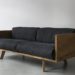 Oak Linen Sofa